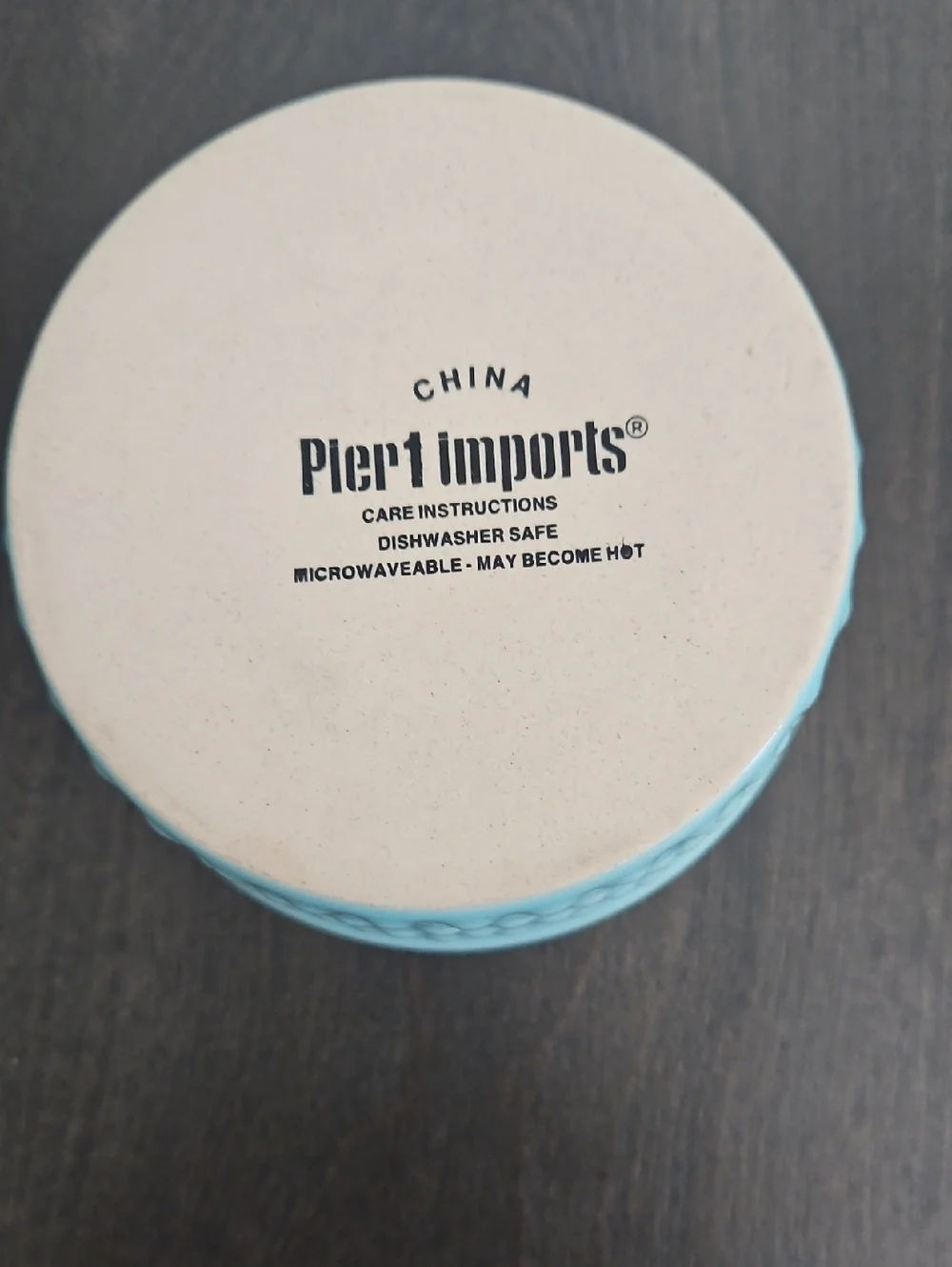 Set Of 2 Pier 1 Mint Blue Textured Ceramic Ramekin Dish